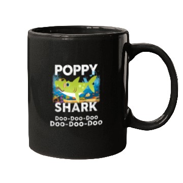 Discover Poppy Shark Mugs Doo Doo Doo Family Gift T Sh