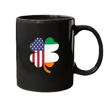 Discover IRISH AMERICAN FLAG Ireland Mugs