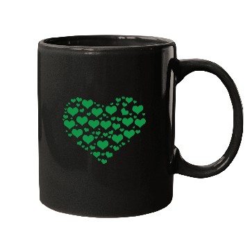 Discover Green Heart St Patricks Day Mugs
