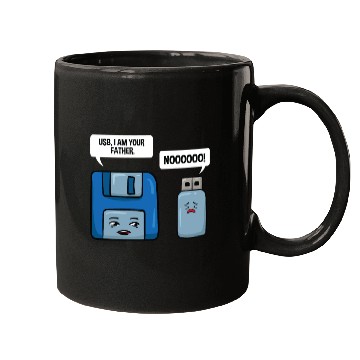 Discover Floppy Disc USB Data Nerd Computer Science Gift Mugs