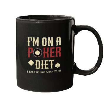 Discover poker card gamling bluffing Mugs
