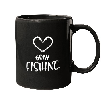 Discover Fish Hook Gone Fishing Mugs