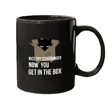 Discover Schrodinger'S Cat - Quantum Mechanics Physics Mugs