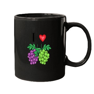 Discover I love grape Mugs