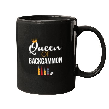 Discover Queen of Backgammon Mugs Board Game Backgammon