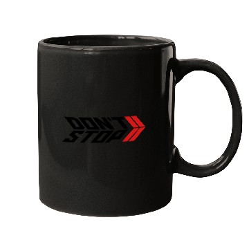 Discover do not stop arrow logo race not stop never give up Mugs