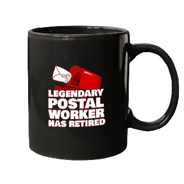 Discover Funny Post Office Retired Postal Worker Gift Idea Mugs