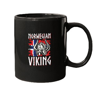 Discover Norway Viking Normans Northmen Warriors Mugs