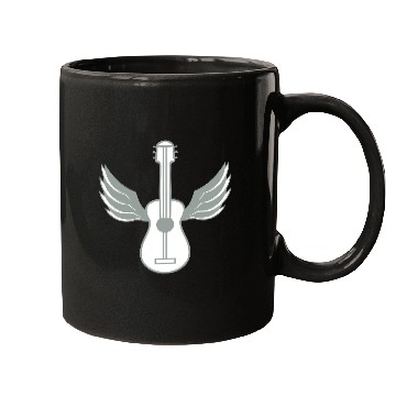 Discover wings fly angel sky cool guitar learn play song co Mugs