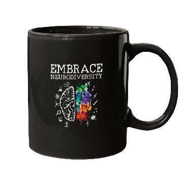 Discover Embrace Neurodiversity - ASD ADHD Autism Awareness Mugs