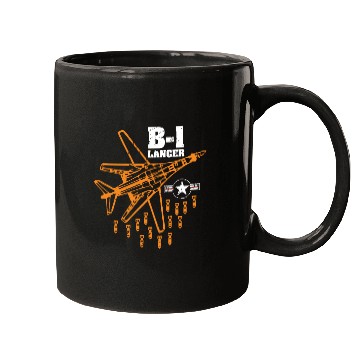 Discover B-1 Lancer Air Force Bomber Mugs