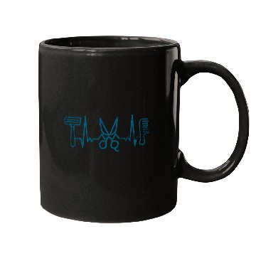 Discover Hair Stylist Heartbeat Mugs
