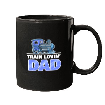 Discover Railroad Train Lovers Dad Father's Day Gift Mugs