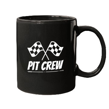 Discover Pit Crew Funny Racing Design for Hotrod Track Mugs