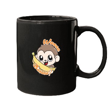 Discover Monkeys Banana Mugs