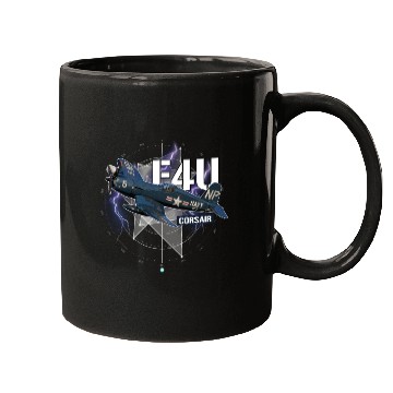 Discover F4U Corsair WWII Aircraft Gift Mugs