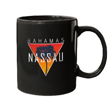 Discover Bahamas Nassau Palms Holiday Mugs