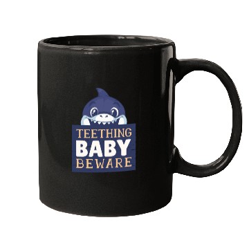 Discover Teething Baby Beware (Boys) Mugs