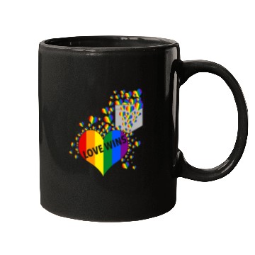 Discover Love Wins Pride LGBTQ Community Pride Month Mugs