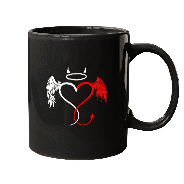 Discover Angel vs Devil Nurse and Doctor Gift Mugs
