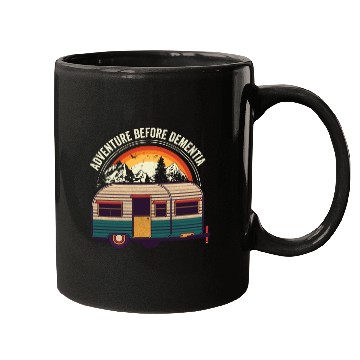 Discover Adventure Before Dementia Mugs