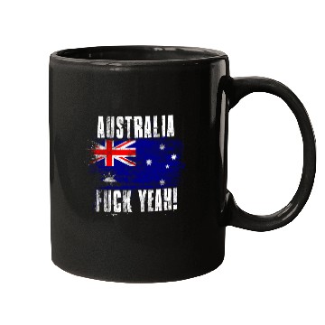 Discover Australia Fuck Yeah! Mugs