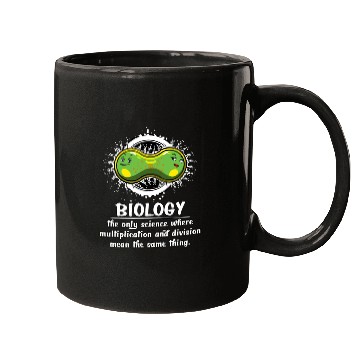 Discover Biology Science Multiplication Funny Joke Mugs