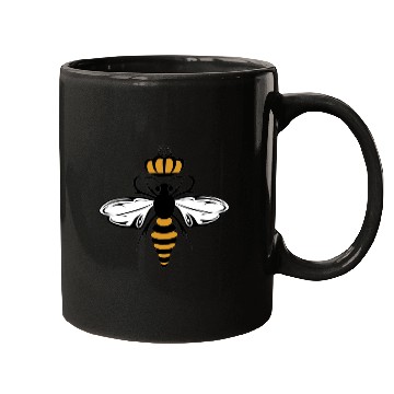 Discover Queen Bee with Crown Motif Mugs