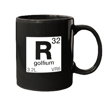Discover R32 Periodic Table Mk4 Mk5 GTI Golf Mugs