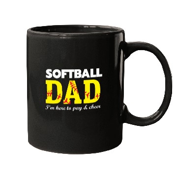 Discover softball dad Mugs
