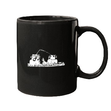 Discover Corn chopper chopping corn harvester farmer Mugs