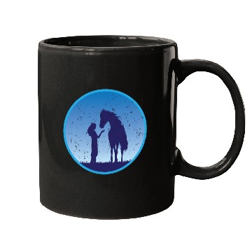 Discover Horse and Girl Mugs