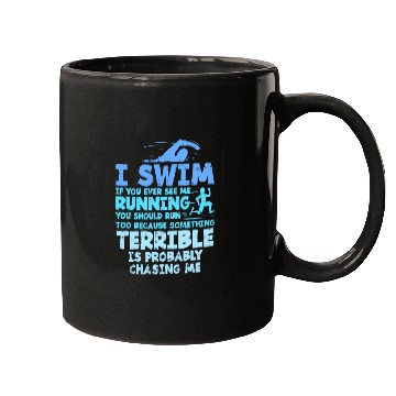 Discover Swimming Saying Mugs