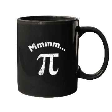Discover Mmm pi design and funny pi day graphics Mugs