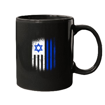 Discover Israel Flags Design / Jerusalem Haifa Tel-Aviv Mugs