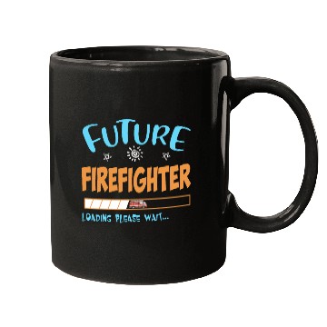 Discover Future youth firefighter loading please wait firef Mugs