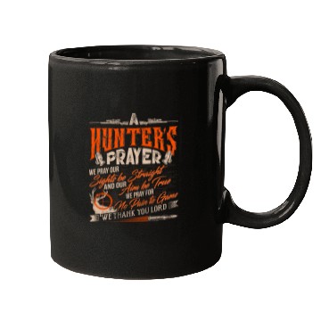 Discover A Hunter's Prayer | Deer Hunting Statement Antler Mugs