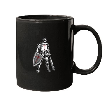 Discover Knights Templar Crusader Cross Armor Mugs