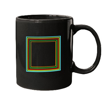 Discover Geometric Square Colorful Design Mugs