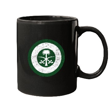 Discover Saudi Arabia Air Force Flag Roundel Mugs