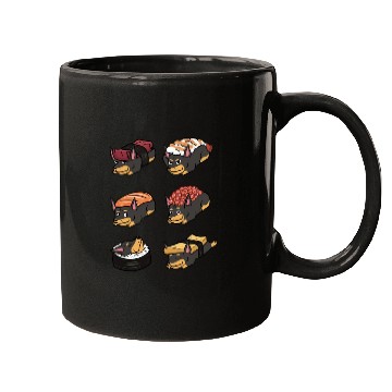 Discover Doberman Sushi Nigiri Mugs