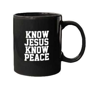 Discover Know jesus know peace 01 Mugs