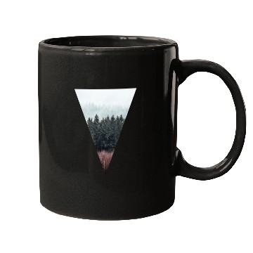 Discover Forest Triangle Shape Photo Mugs