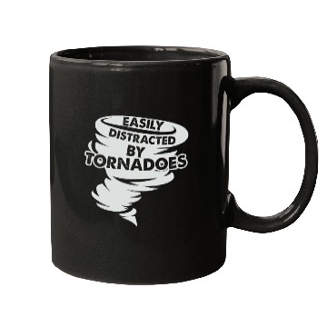 Discover Distracted by Tornadoes Tornado Weather Chaser Mugs