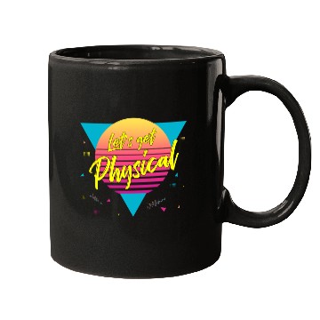 Discover Lets Get Physical Workout Gym, Totally Rad 80'S Mugs