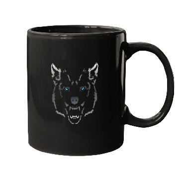 Discover Wolf Wolf Head Fenrir fenris Mugs