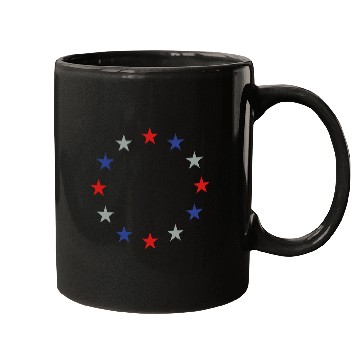 Discover STAR STARS AMERICAN CIRCLE Vector Mugs
