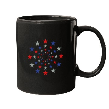 Discover STAR STARS AMERICAN EXPLOSION Vector B Mugs