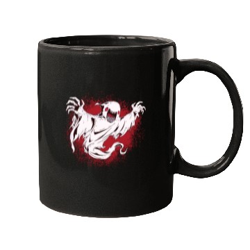 Discover Creepy ghost halloween Mugs with spooky ghost