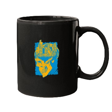 Discover Skull City Halloween Skulls and Bones Gift Mugs